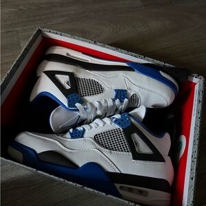 Jordan Sneakers White and Blue